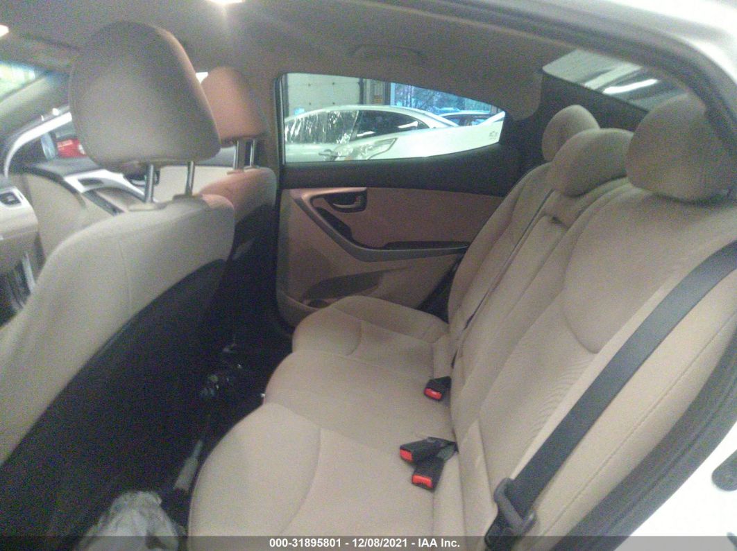 2015 Hyundai Elantra Se Белый vin: 5NPDH4AE9FH636651