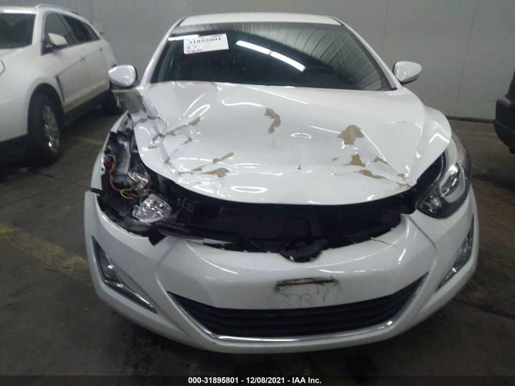 2015 Hyundai Elantra Se Белый vin: 5NPDH4AE9FH636651