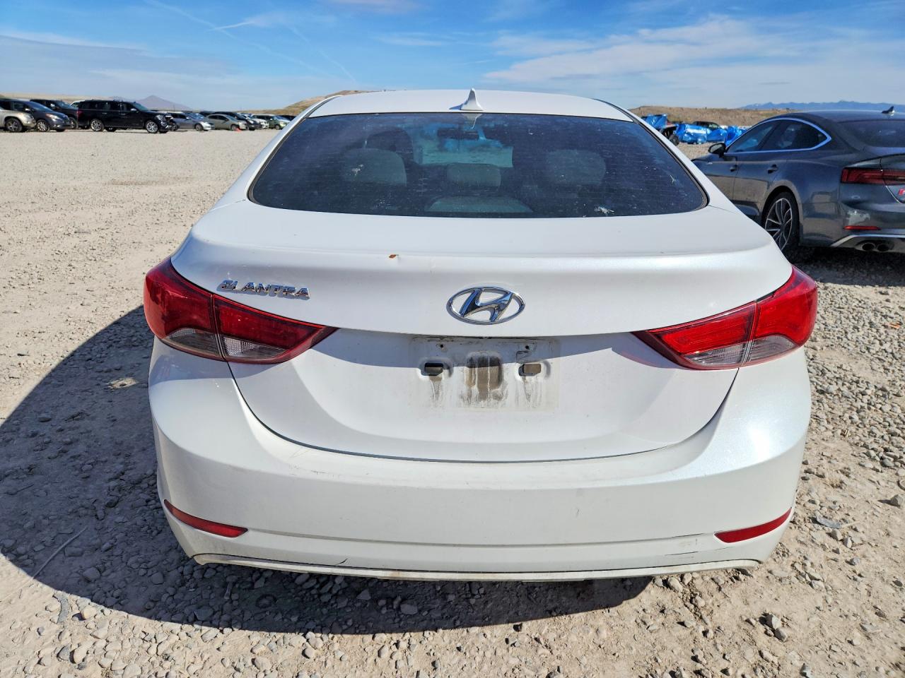 2015 Hyundai Elantra Se Белый vin: 5NPDH4AE9FH636651