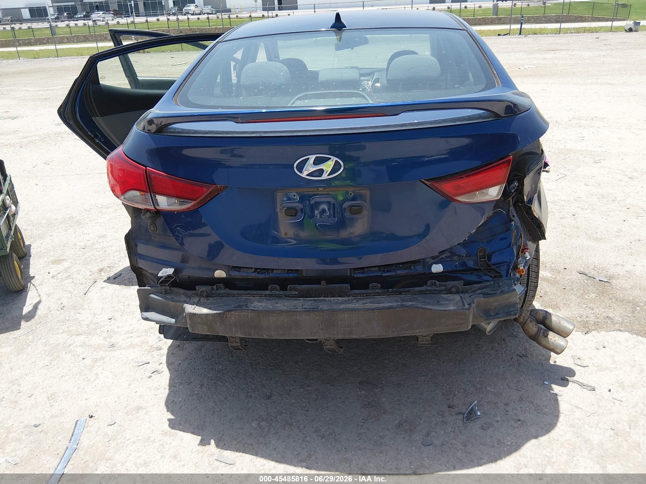 2015 Hyundai Elantra Se Синий vin: 5NPDH4AE9FH639226