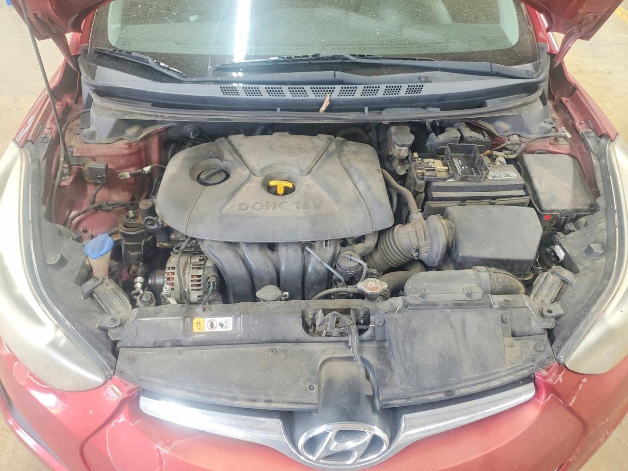2015 Hyundai Elantra Se Red vin: 5NPDH4AE9FH640215