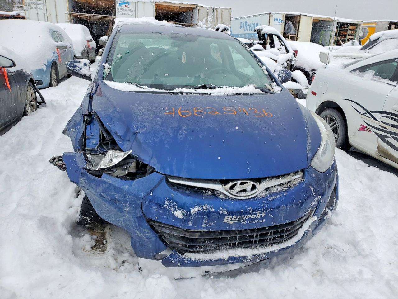 2015 Hyundai Elantra Se Blue vin: 5NPDH4AE9FH645639