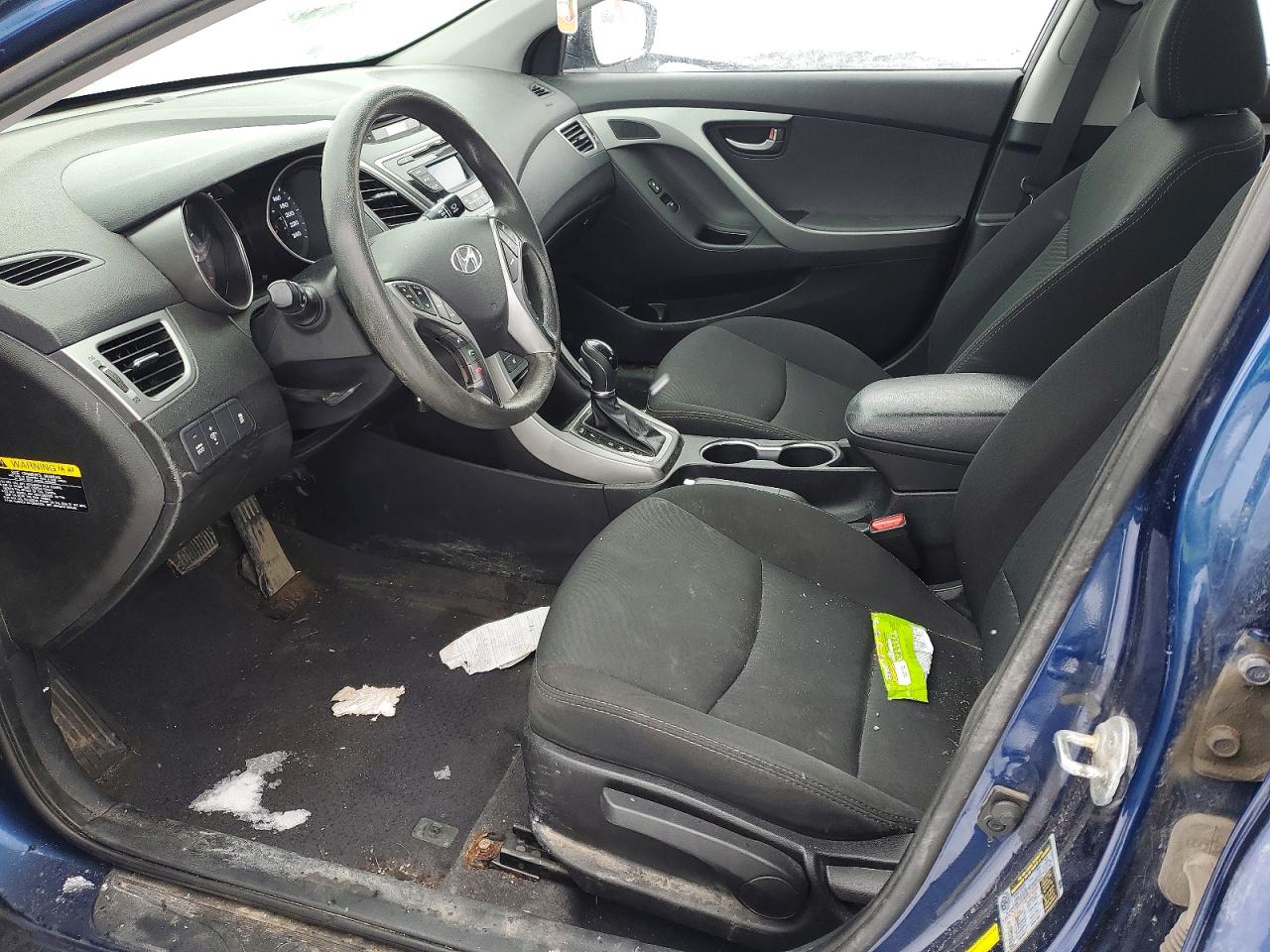 2015 Hyundai Elantra Se Blue vin: 5NPDH4AE9FH645639