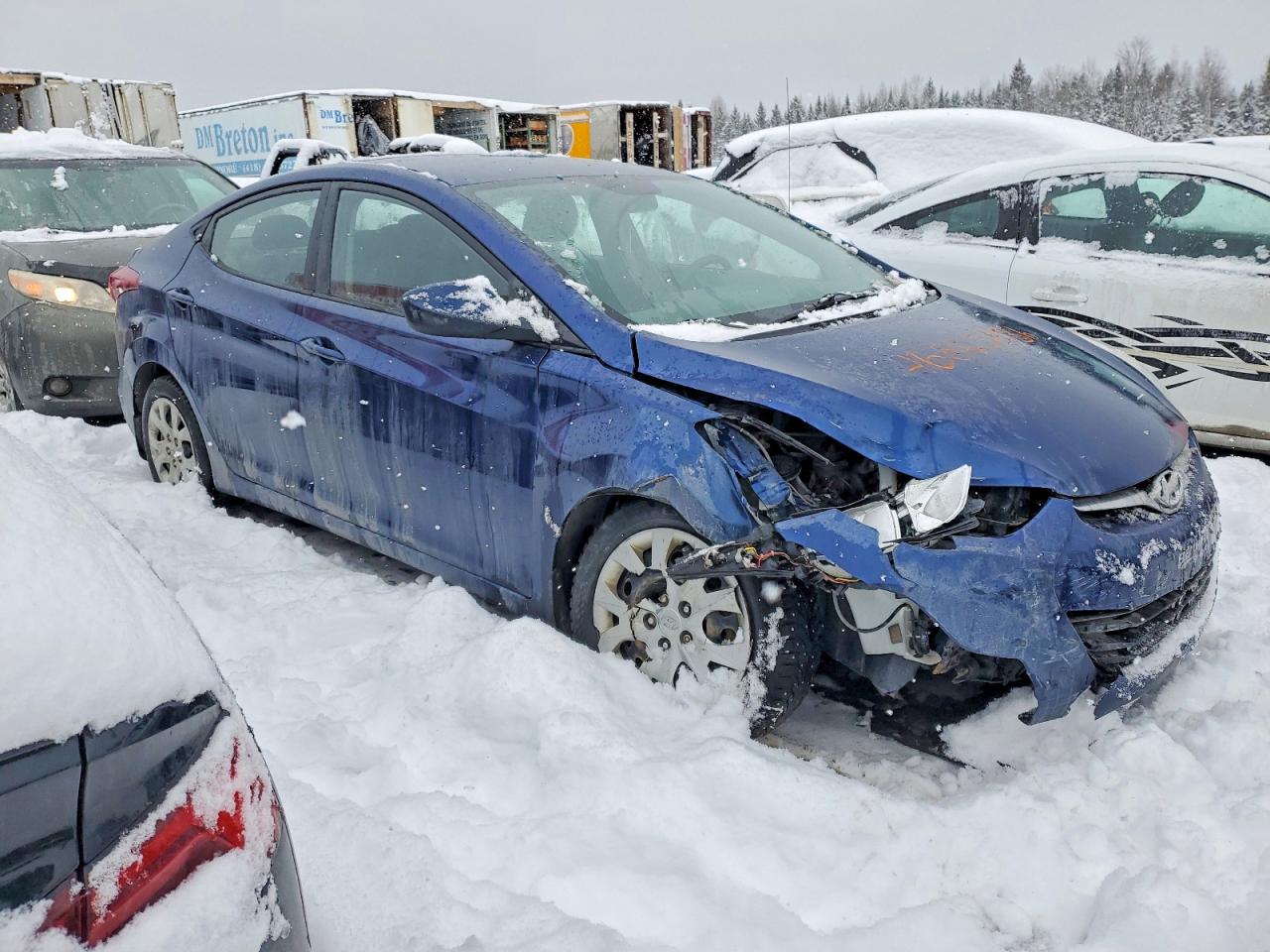 2015 Hyundai Elantra Se Blue vin: 5NPDH4AE9FH645639