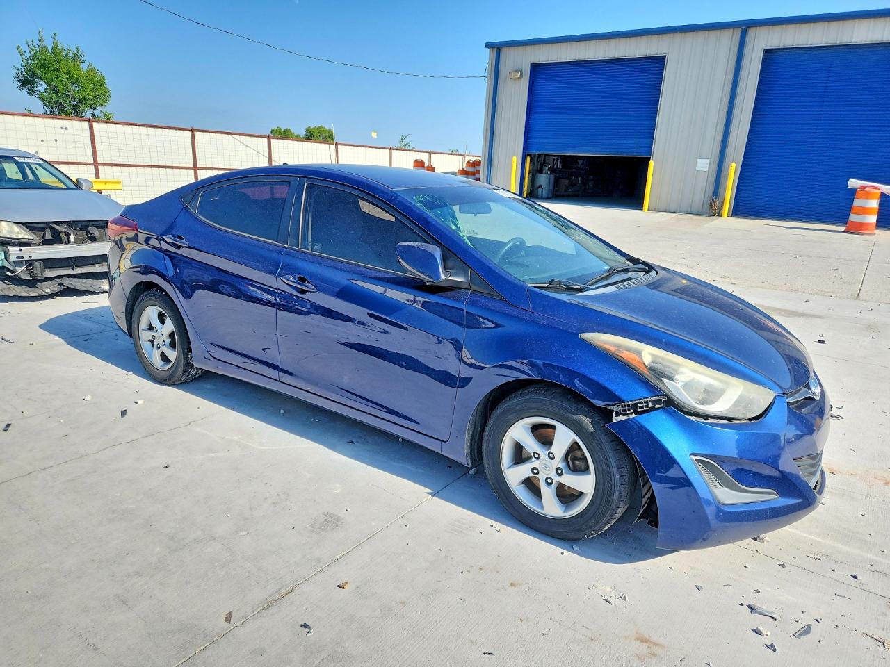 2015 Hyundai Elantra Se Синий vin: 5NPDH4AE9FH649805
