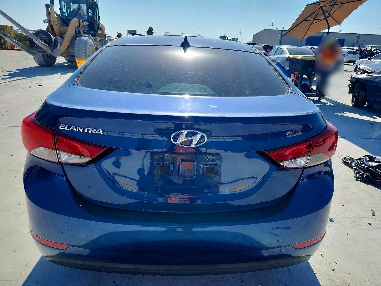 2015 Hyundai Elantra Se Синий vin: 5NPDH4AE9FH649805