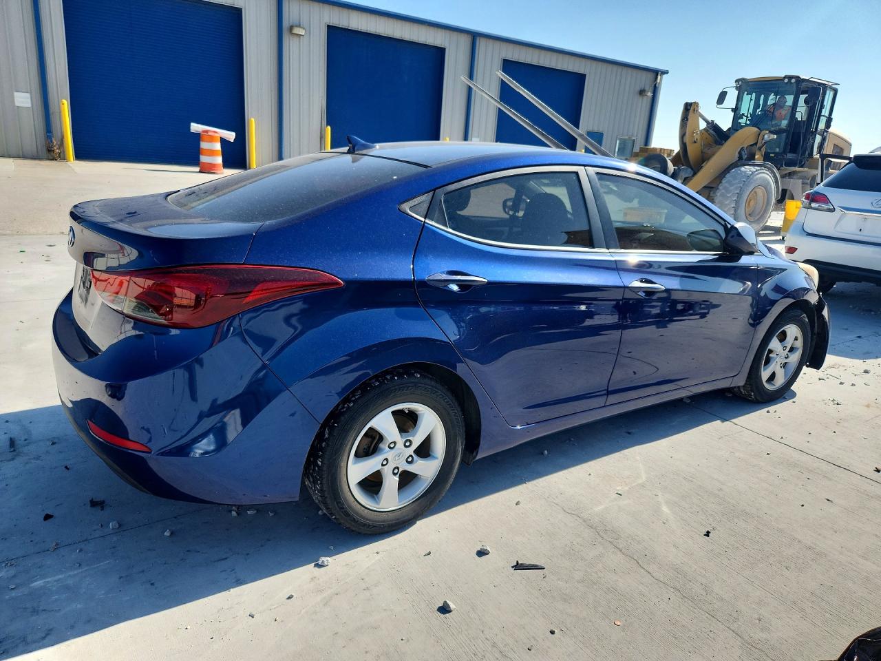 2015 Hyundai Elantra Se Синий vin: 5NPDH4AE9FH649805