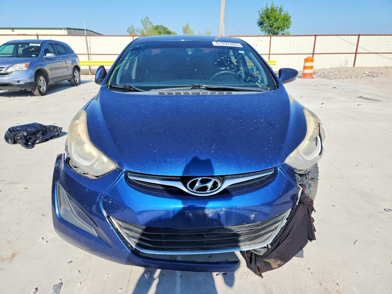 2015 Hyundai Elantra Se Синий vin: 5NPDH4AE9FH649805