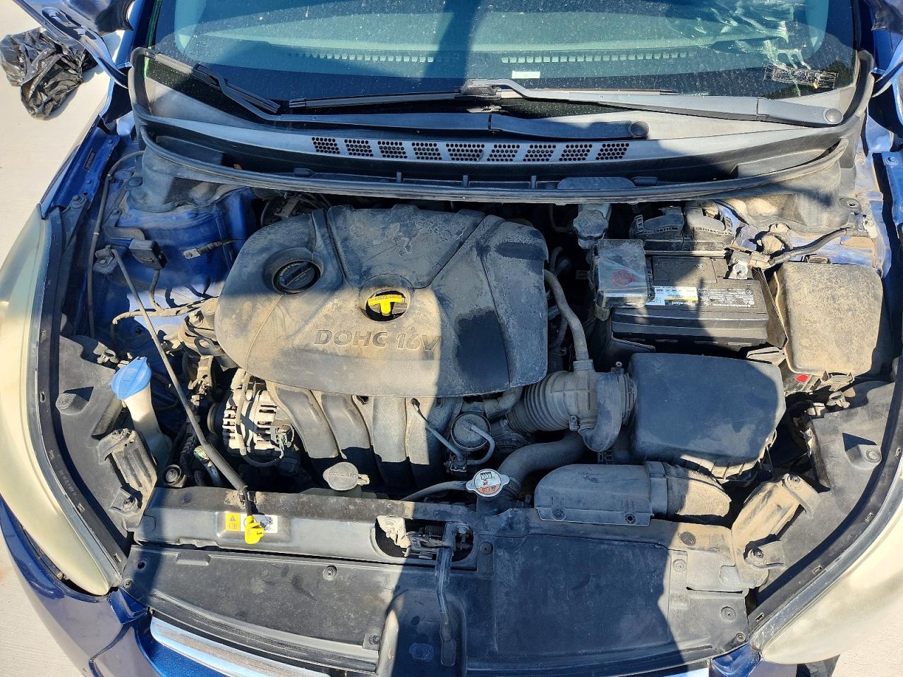 2015 Hyundai Elantra Se Синий vin: 5NPDH4AE9FH649805