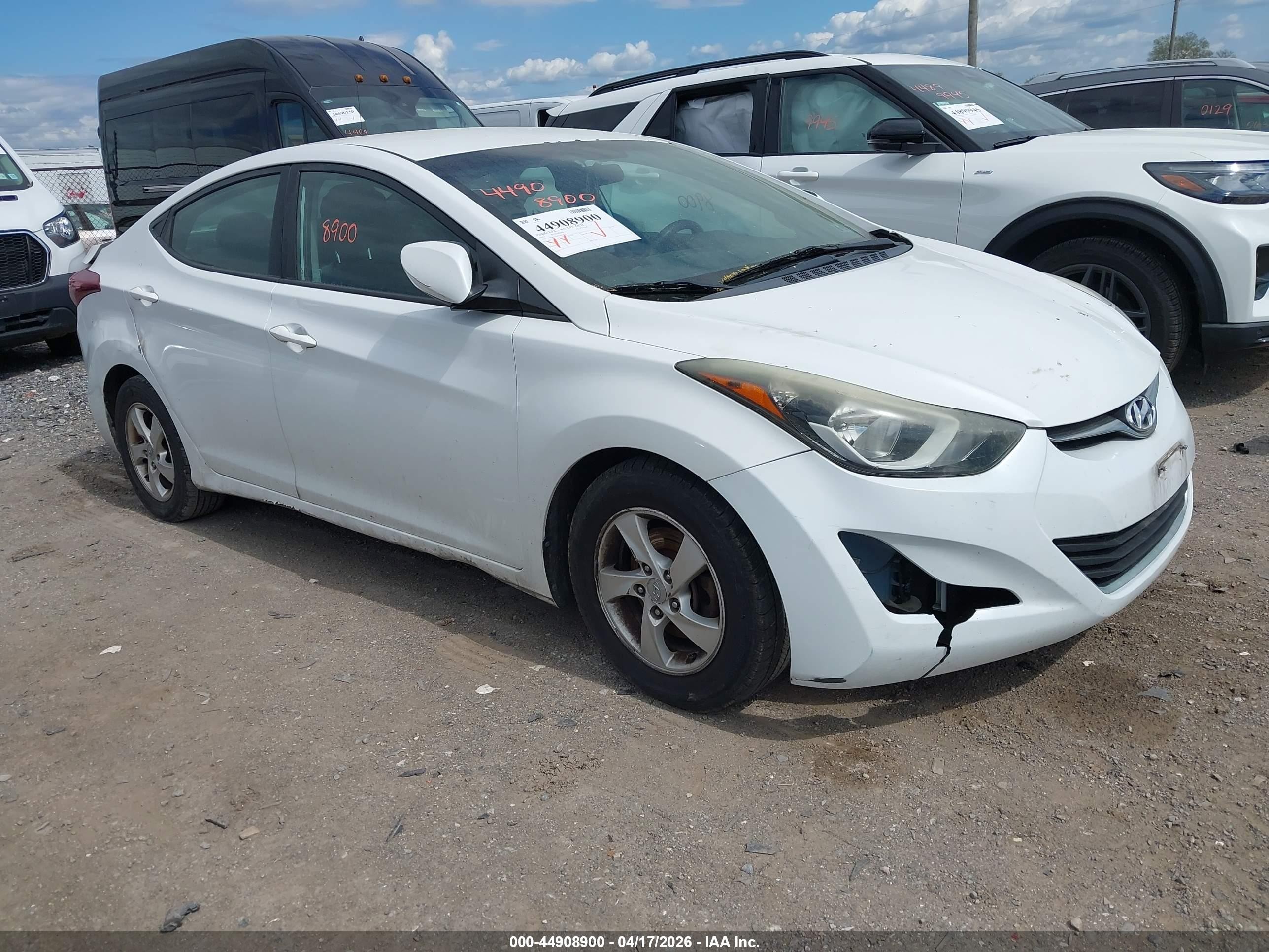 2015 Hyundai Elantra Se Белый vin: 5NPDH4AE9FH651859
