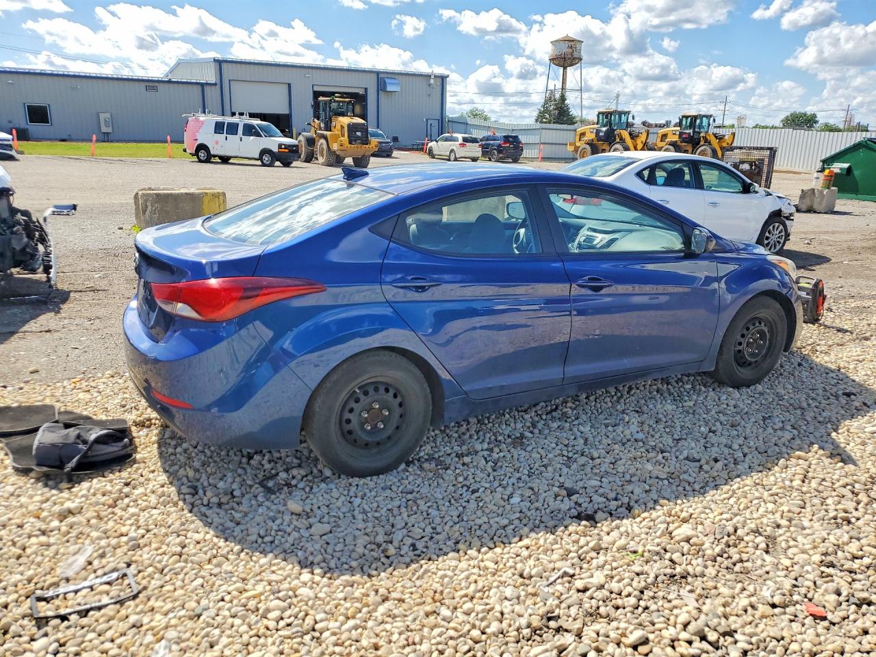 2016 Hyundai Elantra Se Blue vin: 5NPDH4AE9GH705453