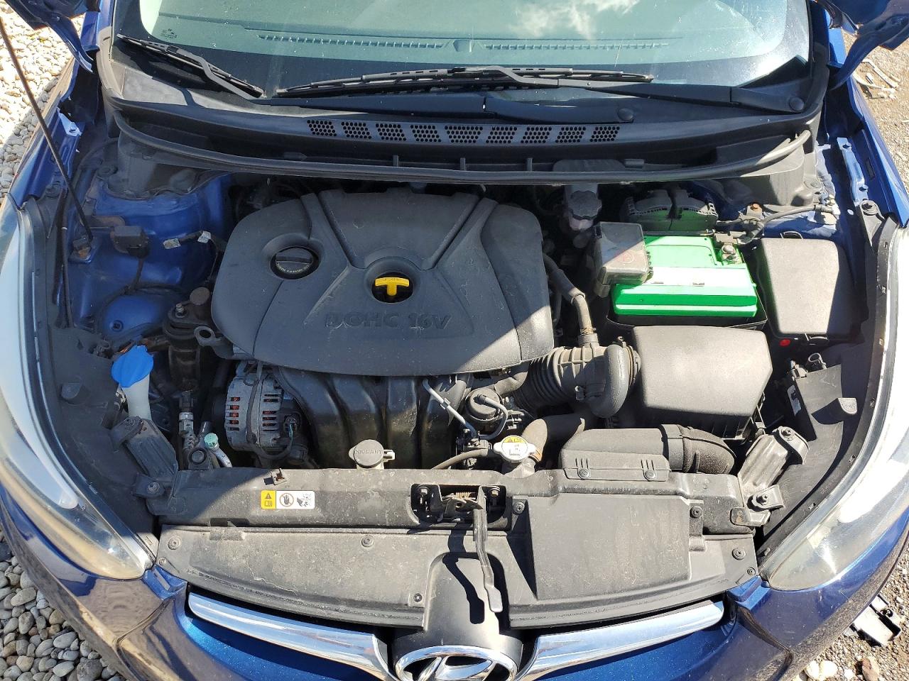 2016 Hyundai Elantra Se Blue vin: 5NPDH4AE9GH705453