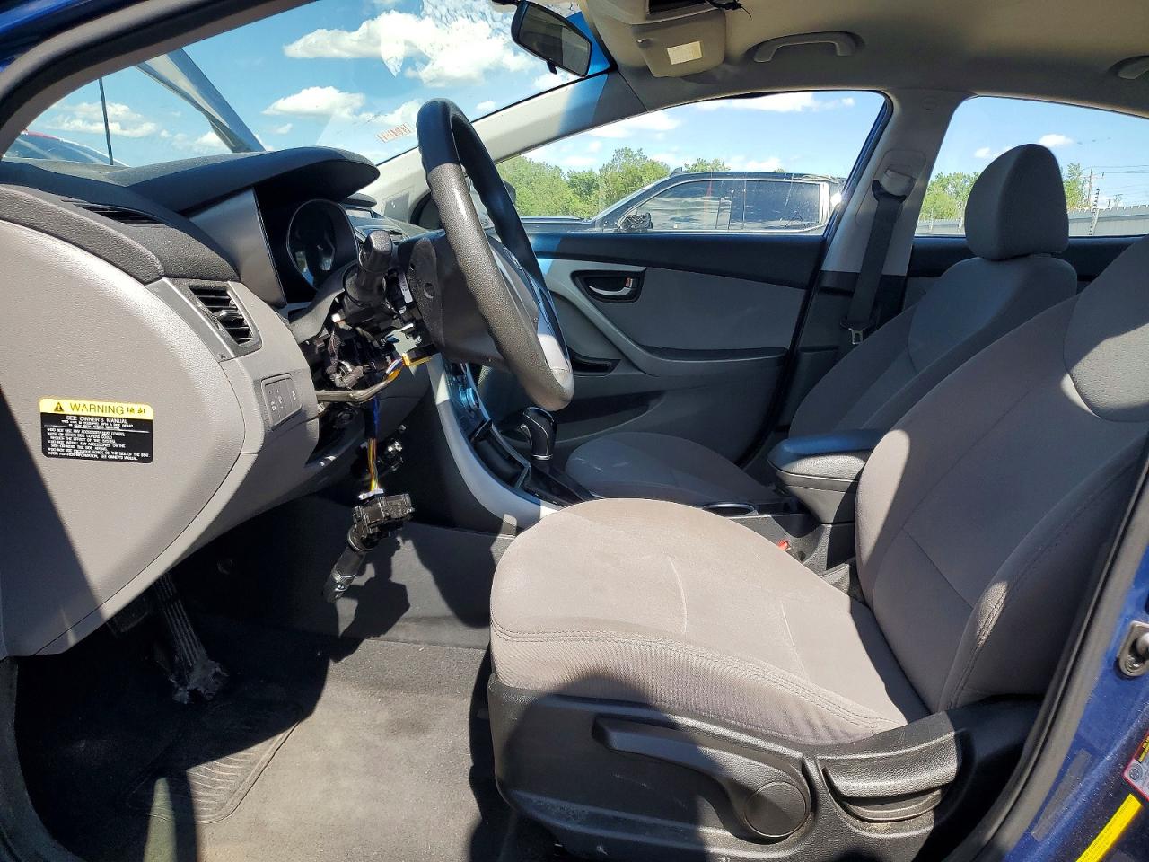 2016 Hyundai Elantra Se Blue vin: 5NPDH4AE9GH705453