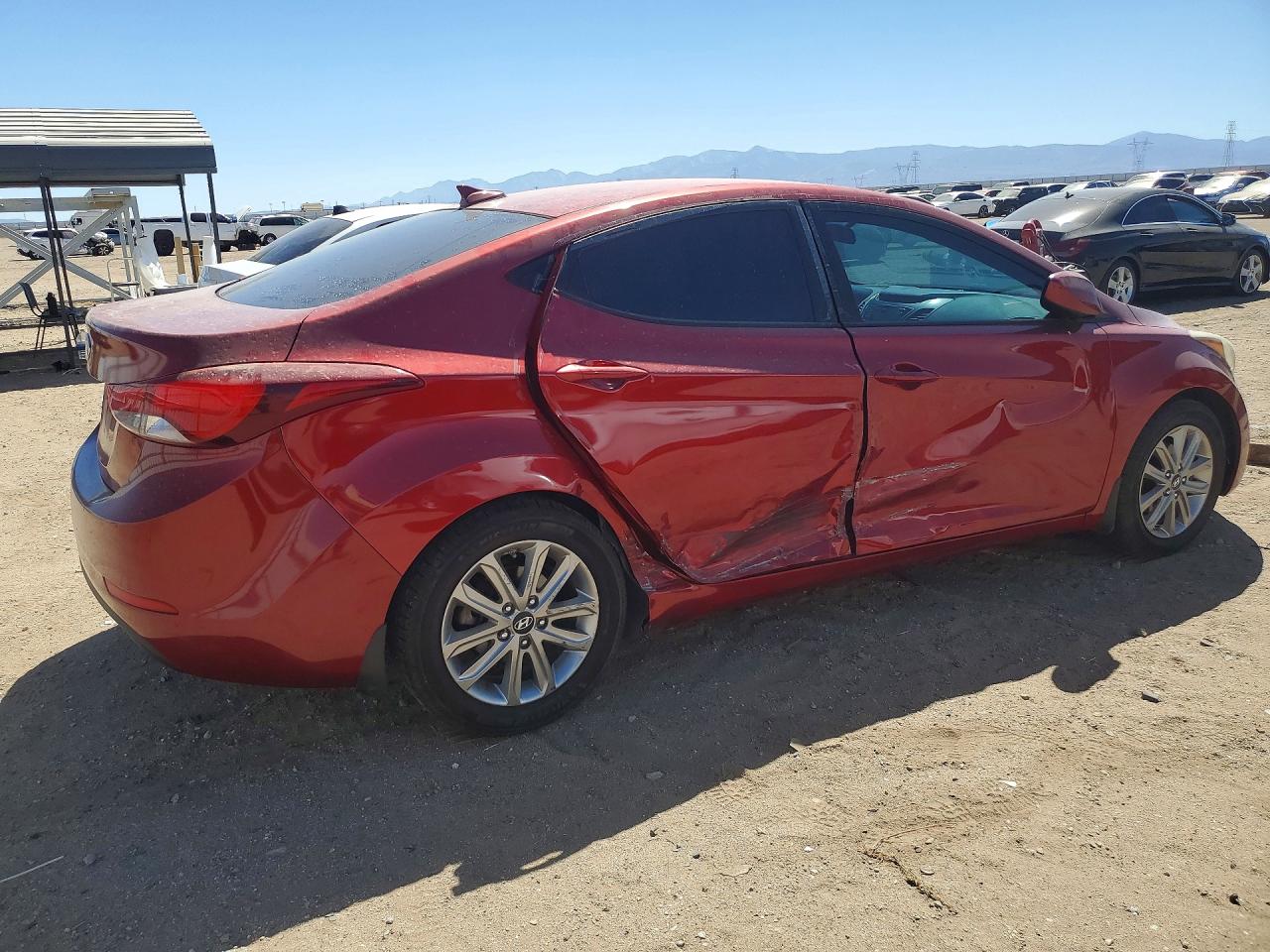 2016 Hyundai Elantra Se Red vin: 5NPDH4AE9GH732930