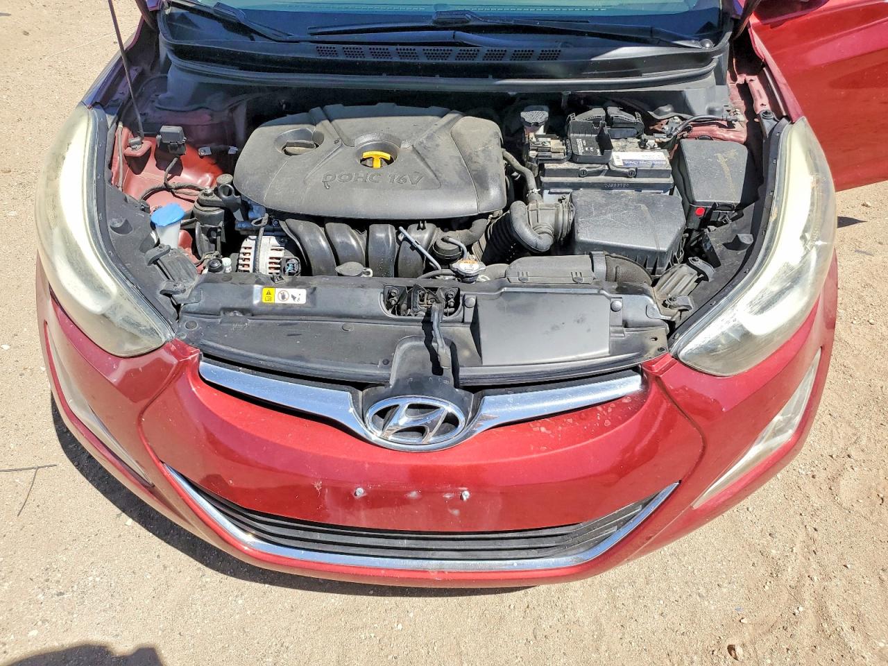 2016 Hyundai Elantra Se Red vin: 5NPDH4AE9GH732930