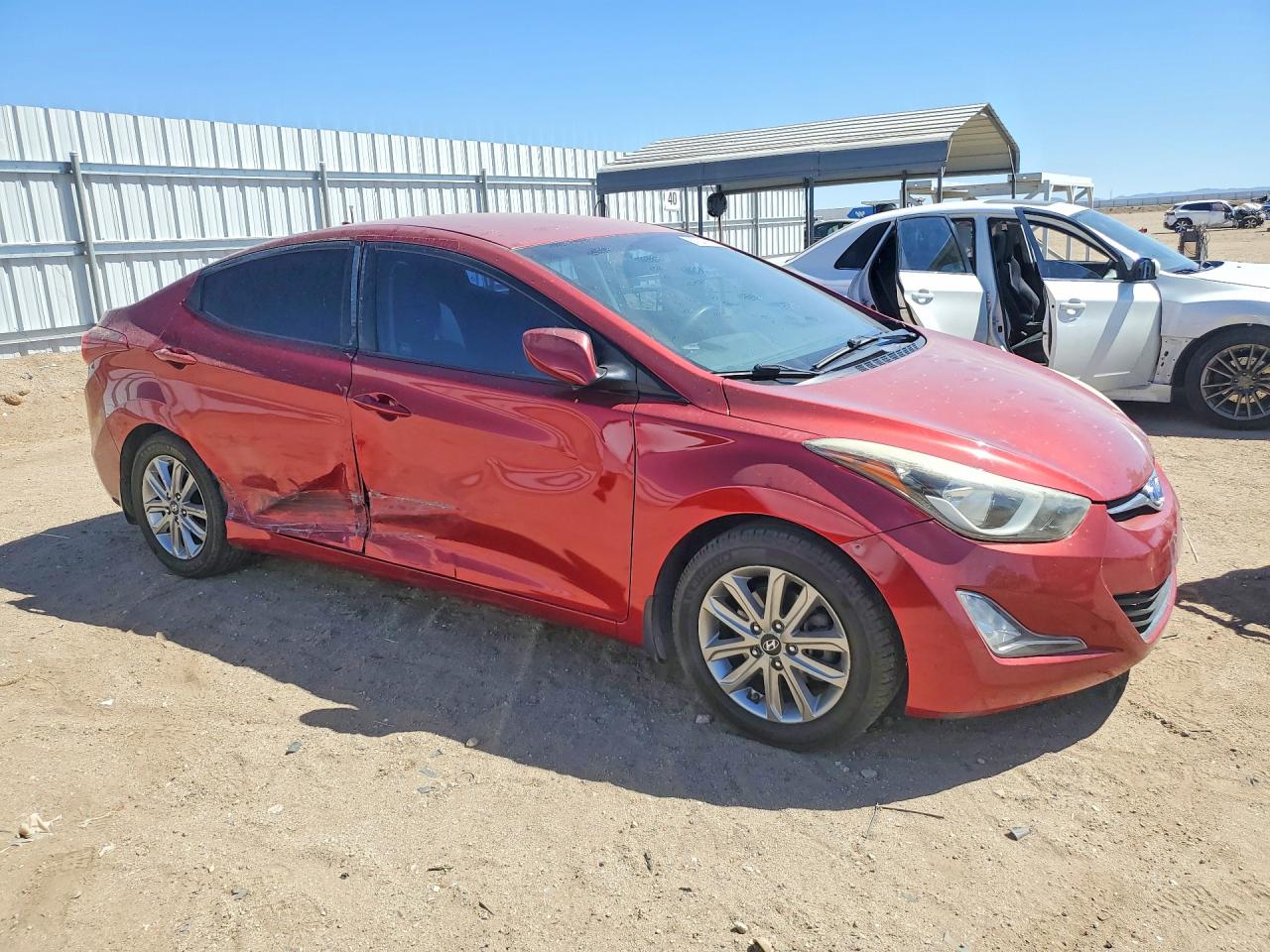 2016 Hyundai Elantra Se Red vin: 5NPDH4AE9GH732930