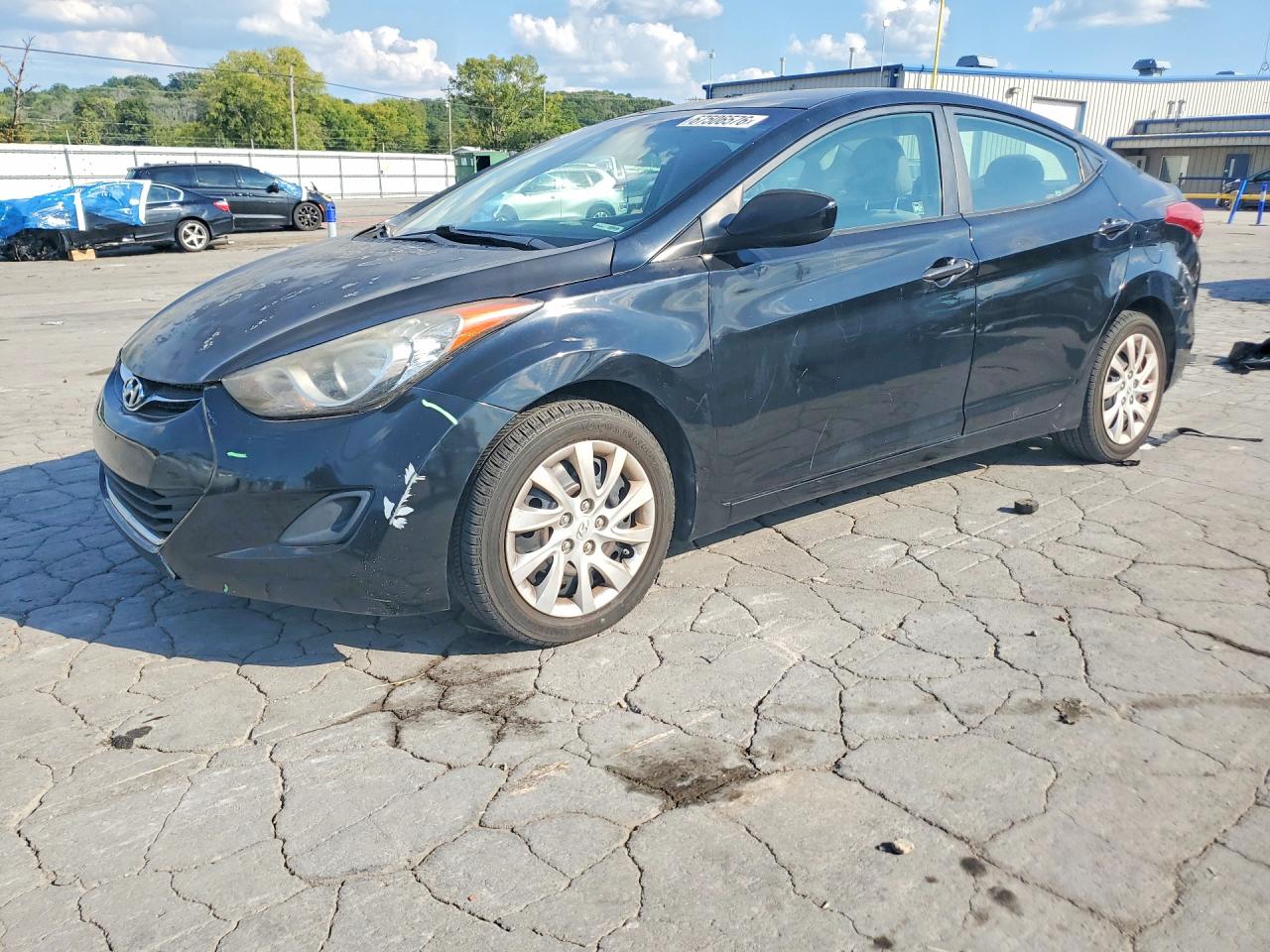 2011 Hyundai Elantra Gls Black vin: 5NPDH4AEXBH012142