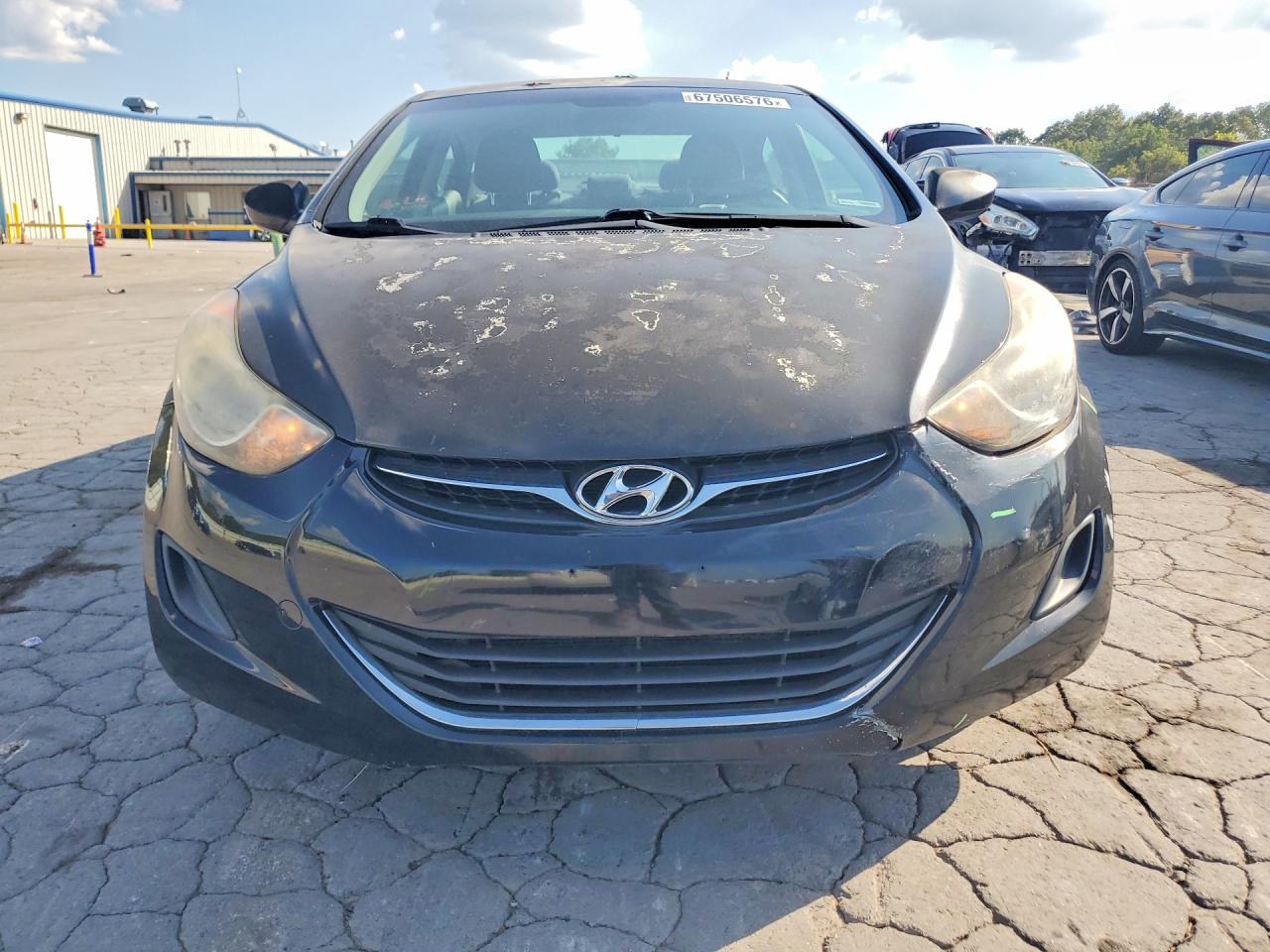 2011 Hyundai Elantra Gls Black vin: 5NPDH4AEXBH012142