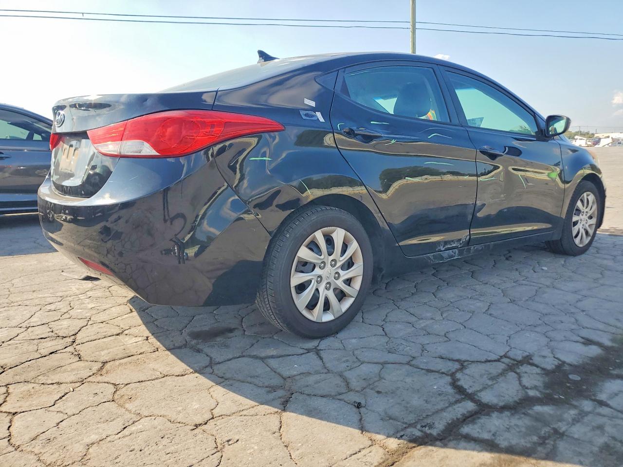 2011 Hyundai Elantra Gls Black vin: 5NPDH4AEXBH012142