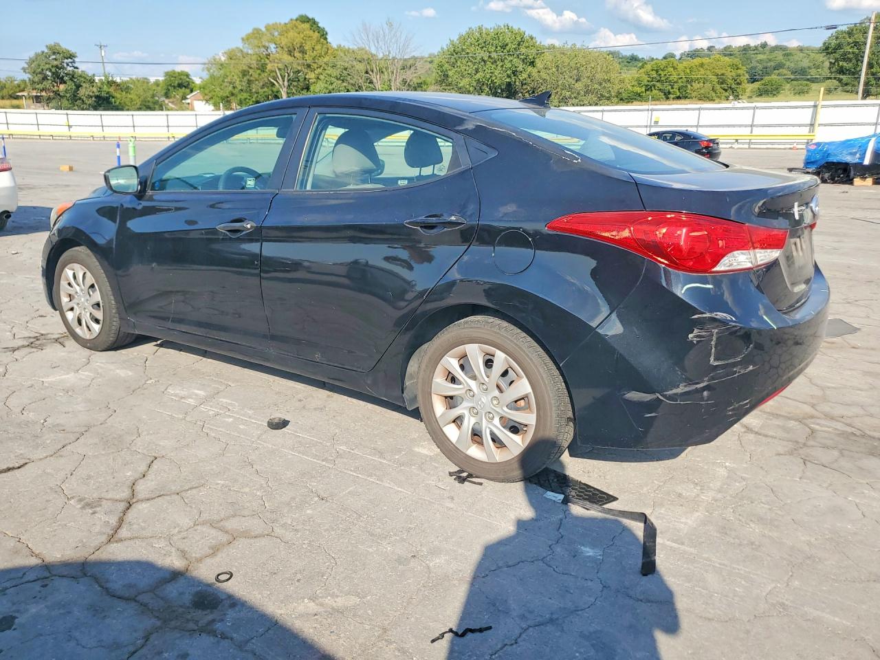 2011 Hyundai Elantra Gls Black vin: 5NPDH4AEXBH012142