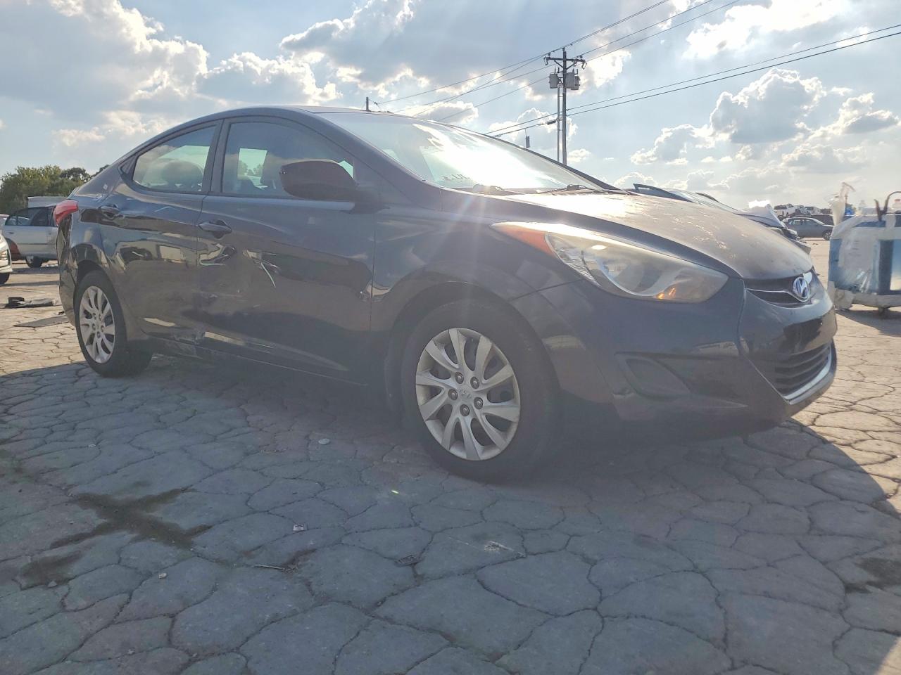 2011 Hyundai Elantra Gls Black vin: 5NPDH4AEXBH012142