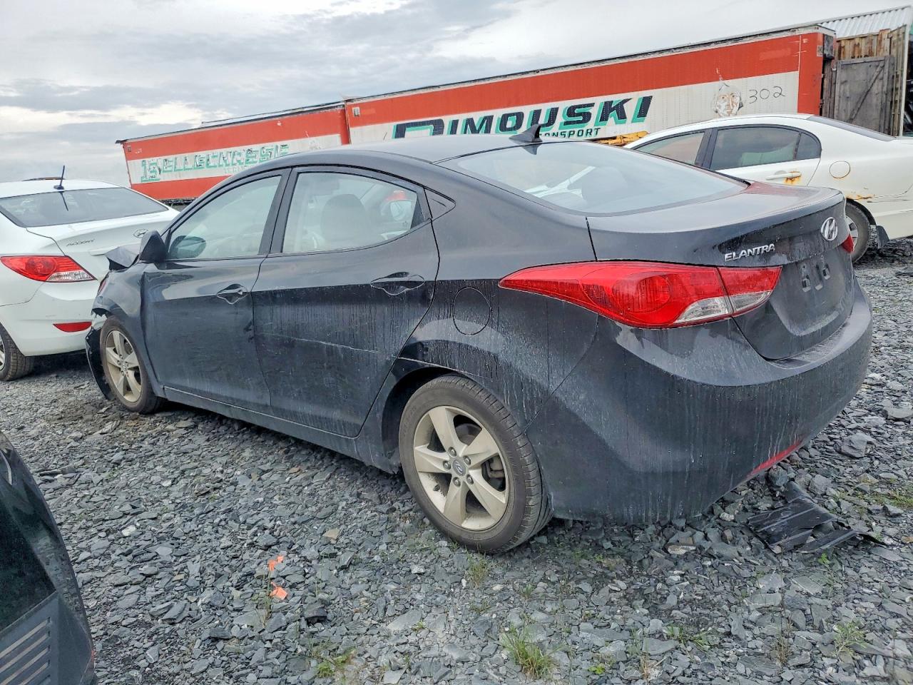 2011 Hyundai Elantra Gls Черный vin: 5NPDH4AEXBH022301