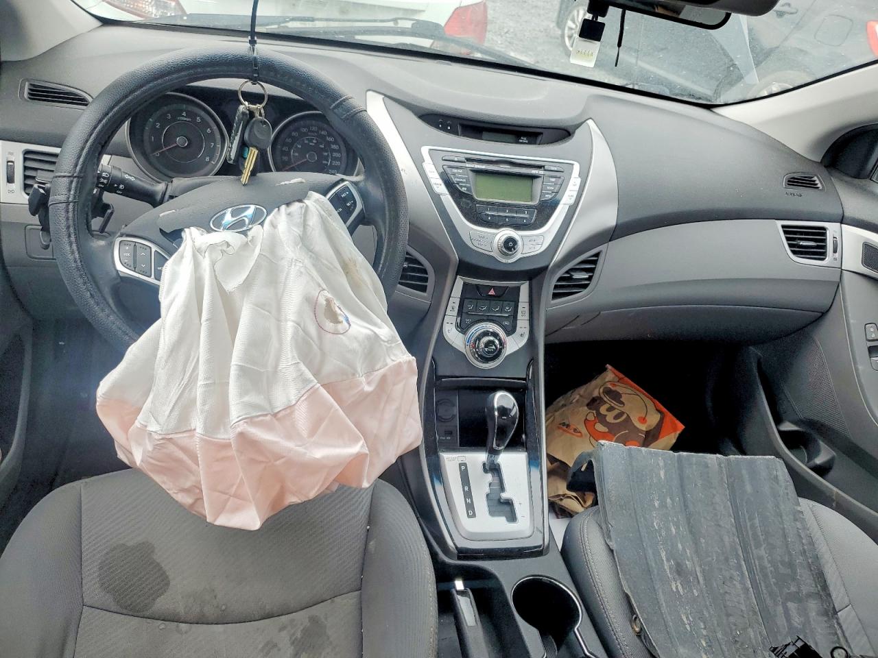 2011 Hyundai Elantra Gls Черный vin: 5NPDH4AEXBH022301