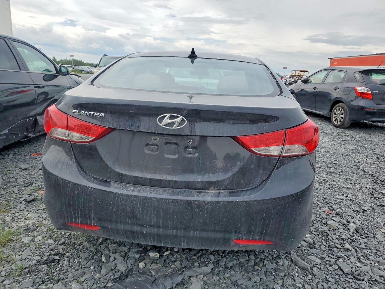 2011 Hyundai Elantra Gls Черный vin: 5NPDH4AEXBH022301