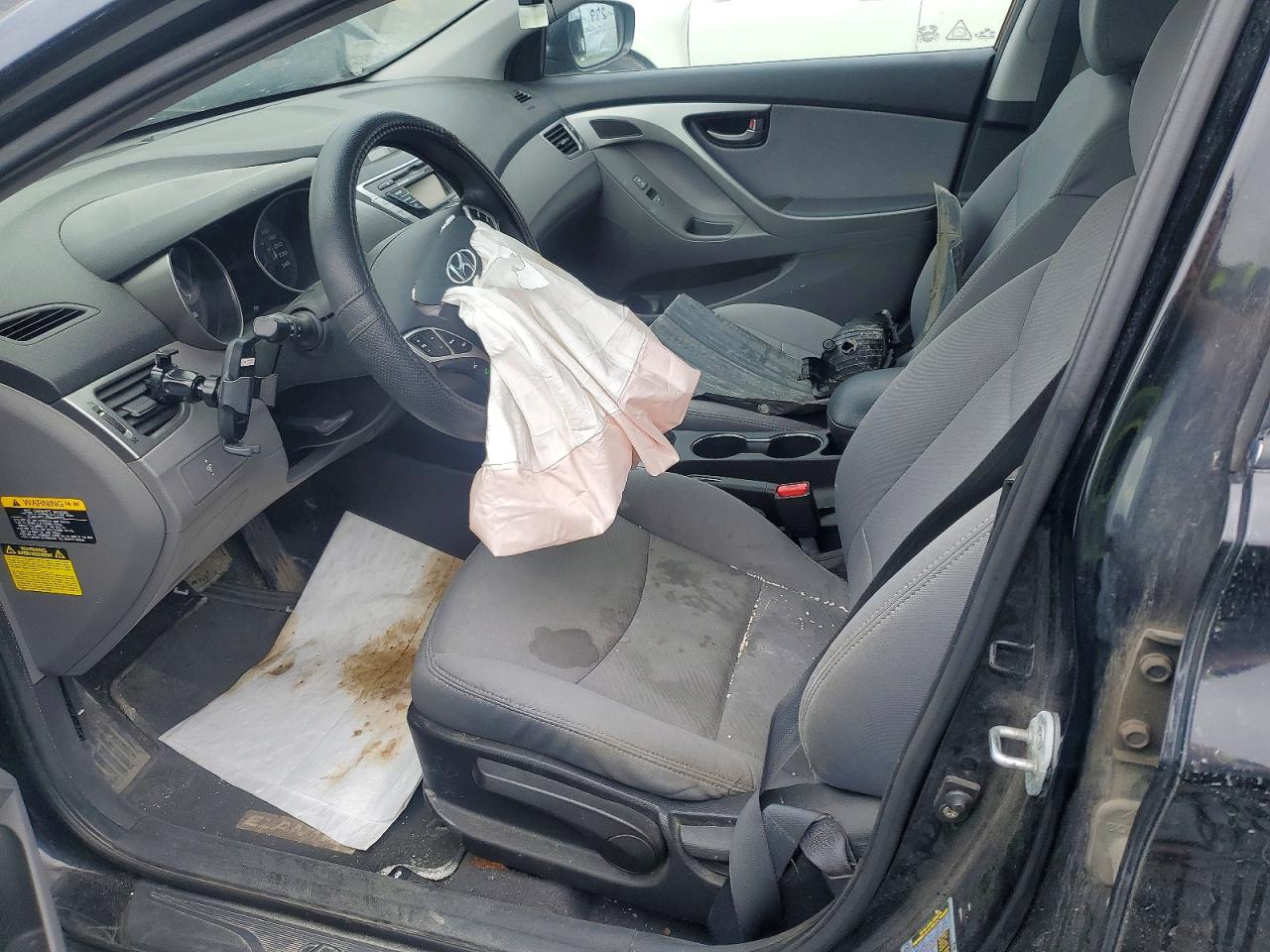 2011 Hyundai Elantra Gls Черный vin: 5NPDH4AEXBH022301