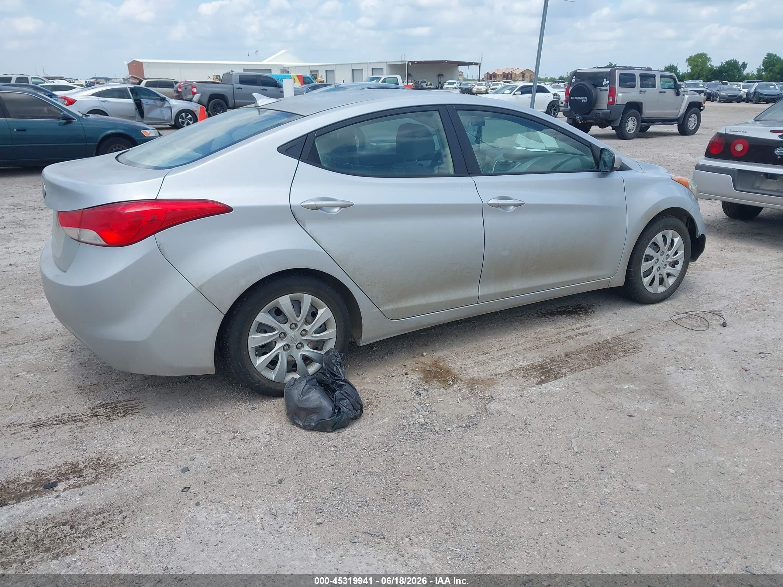 2011 Hyundai Elantra Gls Silver vin: 5NPDH4AEXBH023187