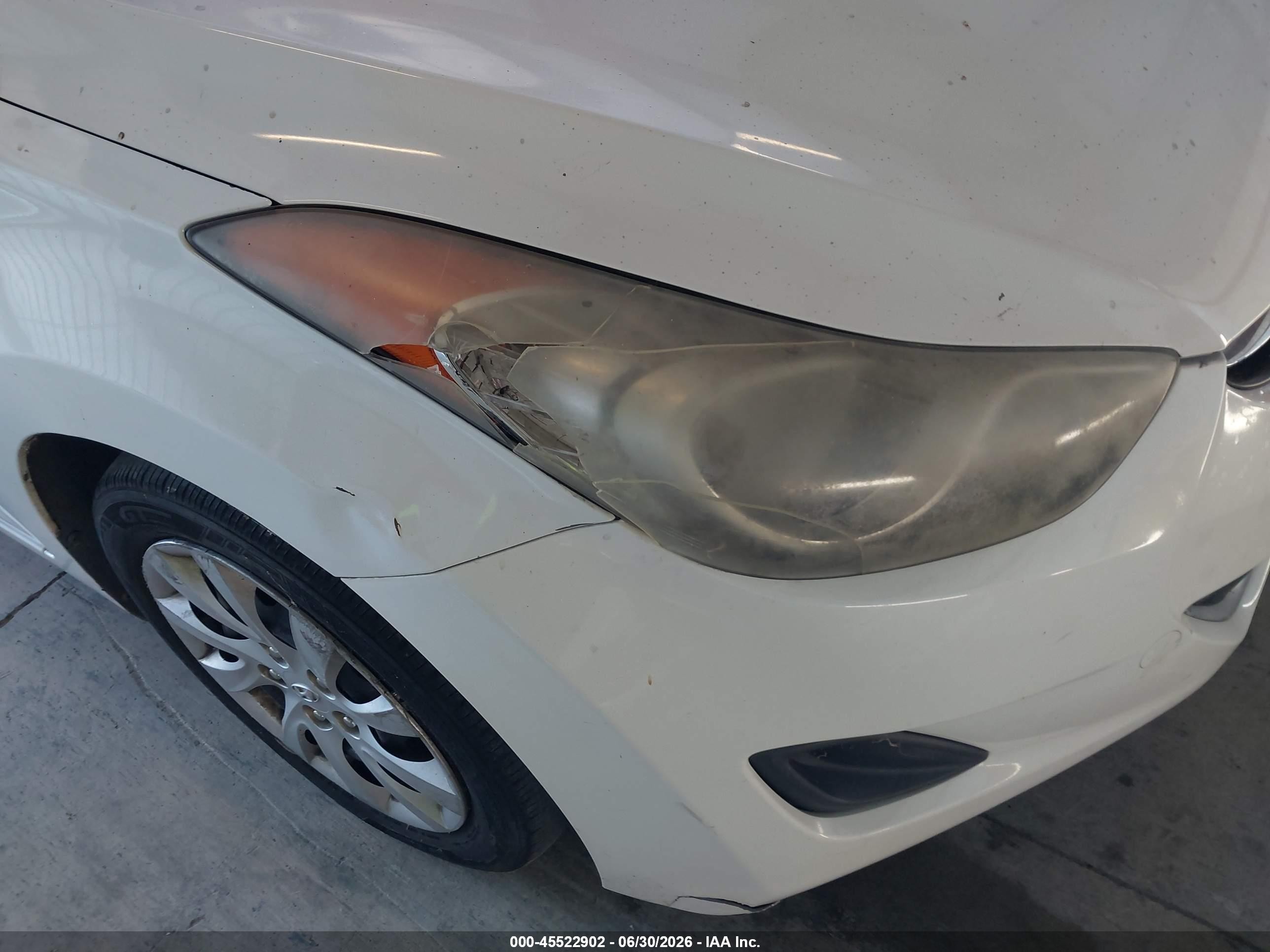 2011 Hyundai Elantra Gls White vin: 5NPDH4AEXBH024744