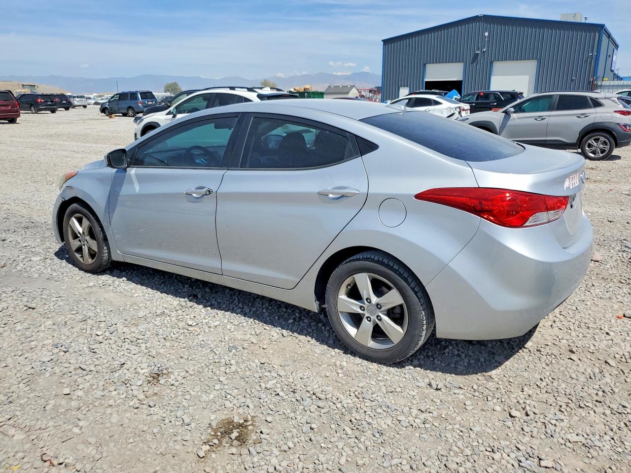2011 Hyundai Elantra Gls Gray vin: 5NPDH4AEXBH026185