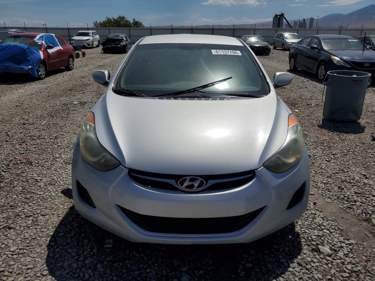 2011 Hyundai Elantra Gls Gray vin: 5NPDH4AEXBH026185