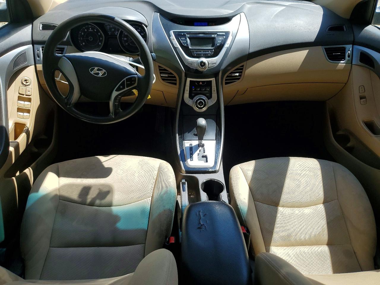 2011 Hyundai Elantra Gls White vin: 5NPDH4AEXBH027255