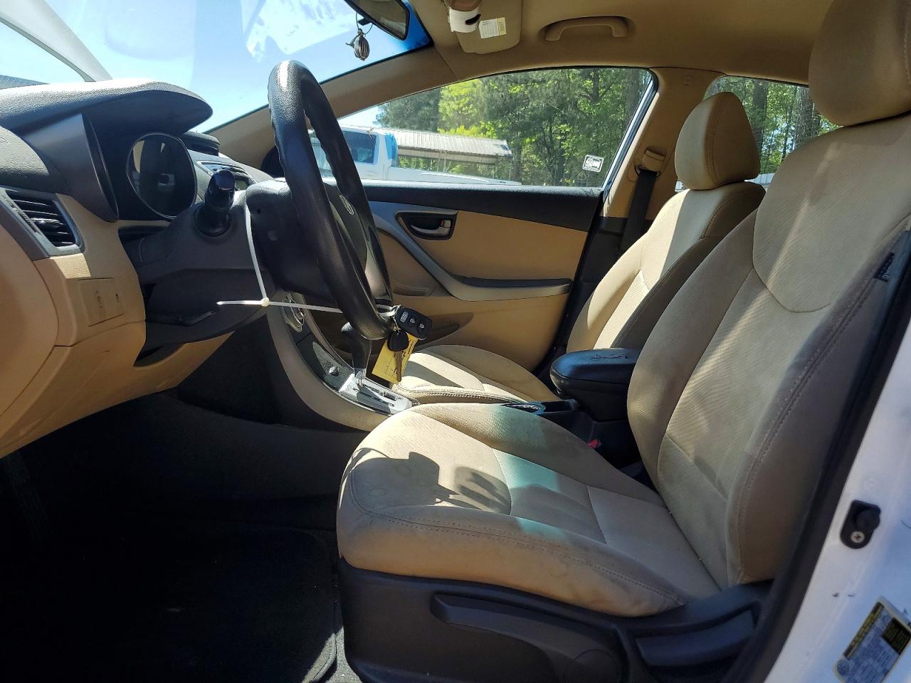 2011 Hyundai Elantra Gls White vin: 5NPDH4AEXBH027255
