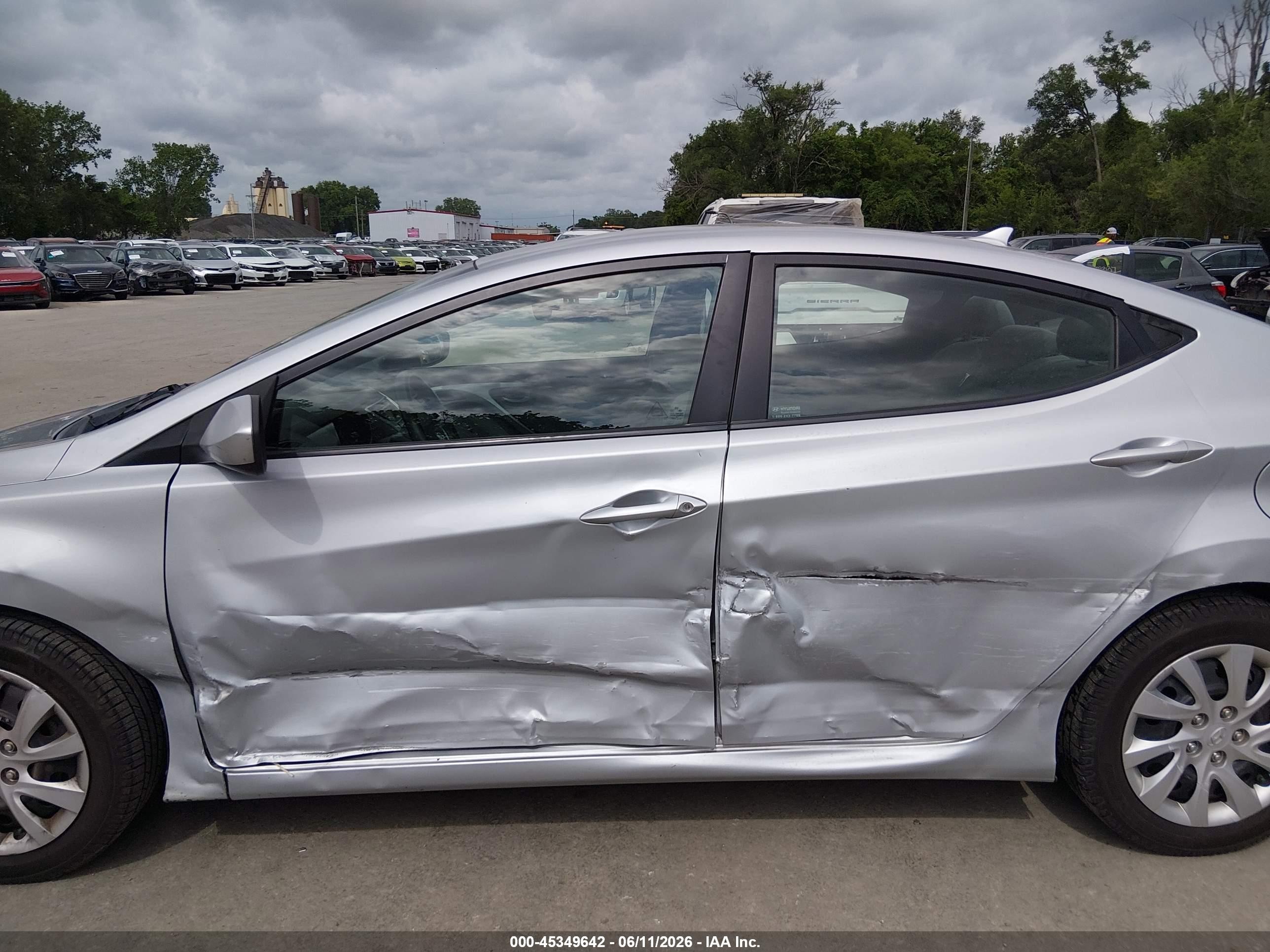 2011 Hyundai Elantra Gls Silver vin: 5NPDH4AEXBH035856