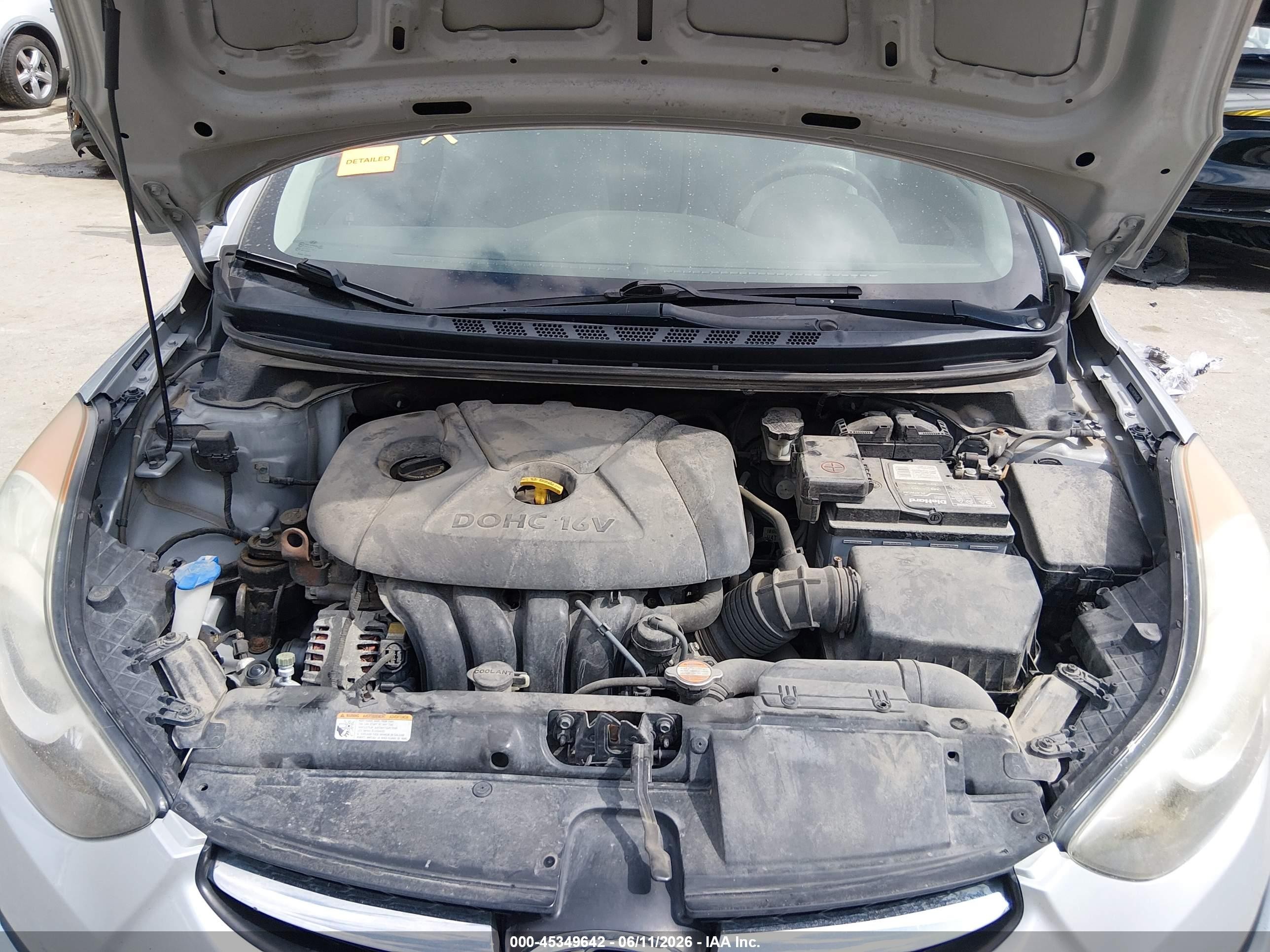 2011 Hyundai Elantra Gls Silver vin: 5NPDH4AEXBH035856