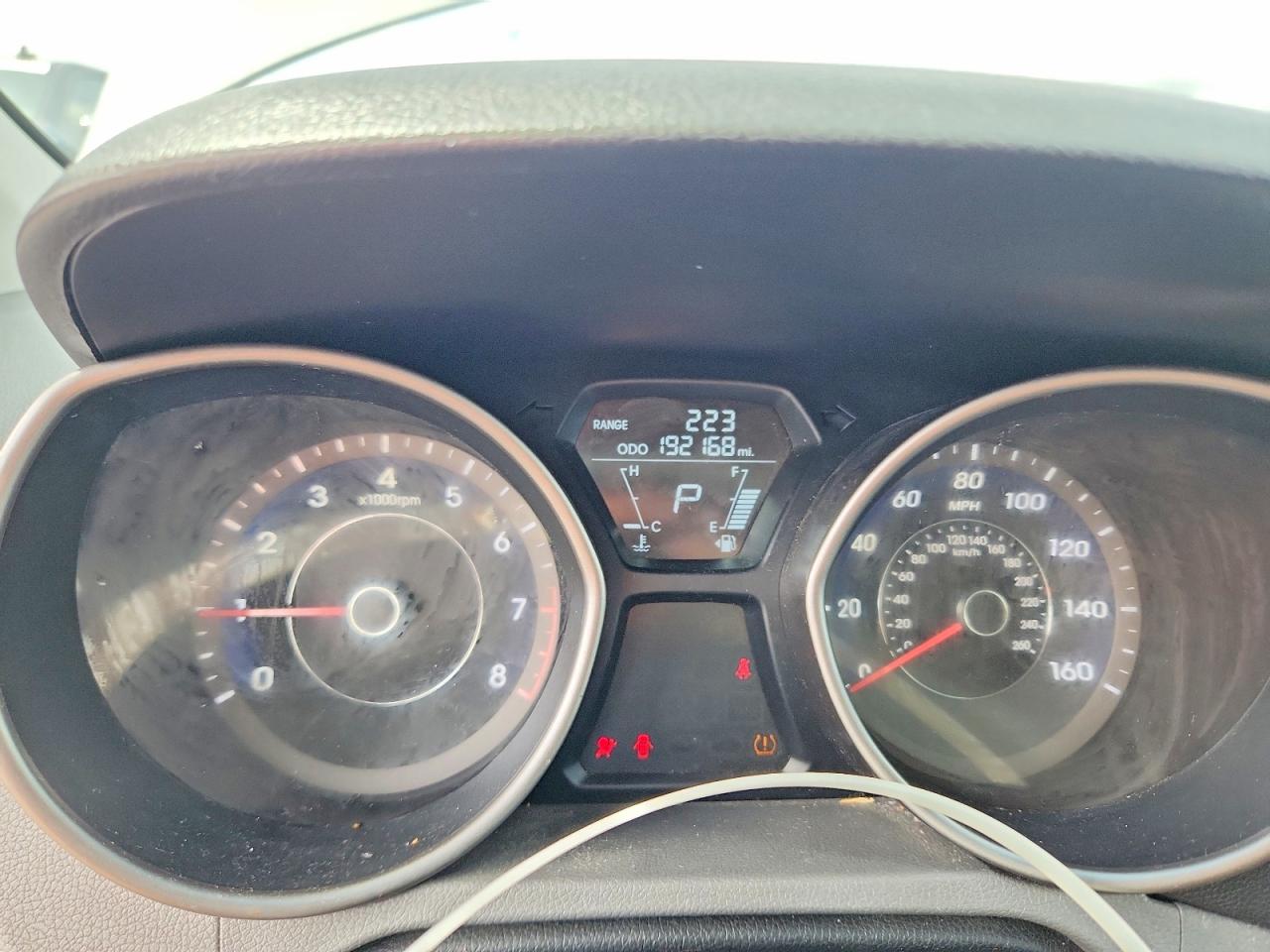 2011 Hyundai Elantra Gls Gray vin: 5NPDH4AEXBH050129