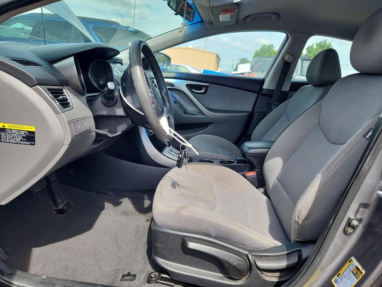 2011 Hyundai Elantra Gls Gray vin: 5NPDH4AEXBH050129