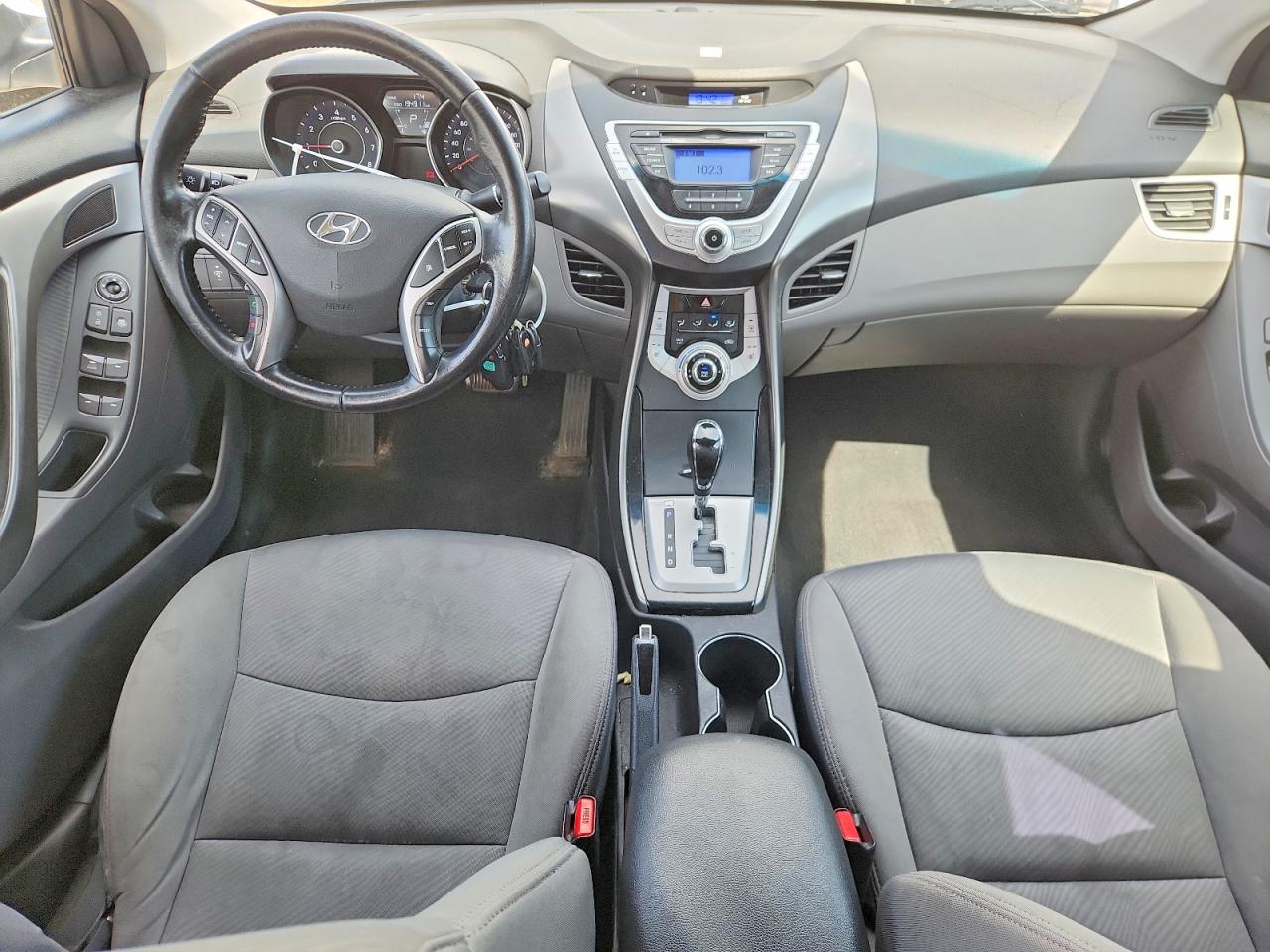 2011 Hyundai Elantra Gls White vin: 5NPDH4AEXBH055184