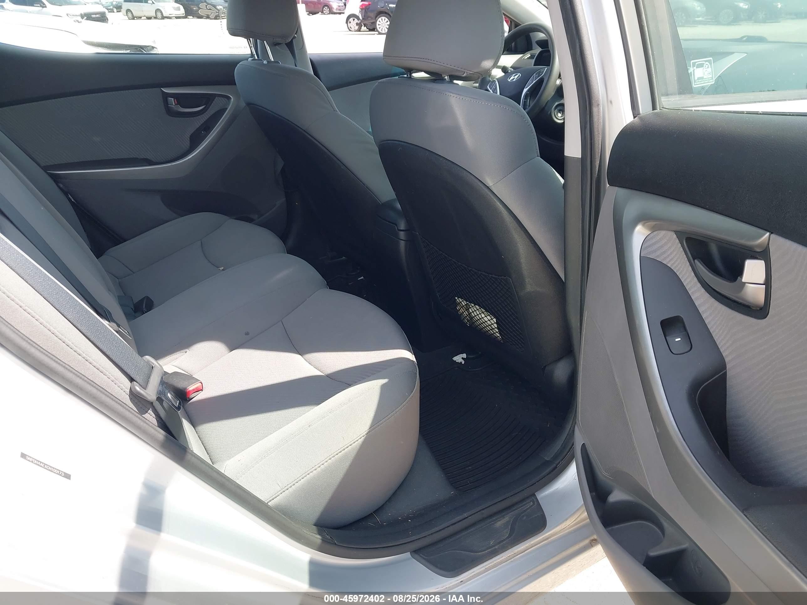 2012 Hyundai Elantra Gls Gray vin: 5NPDH4AEXCH100173