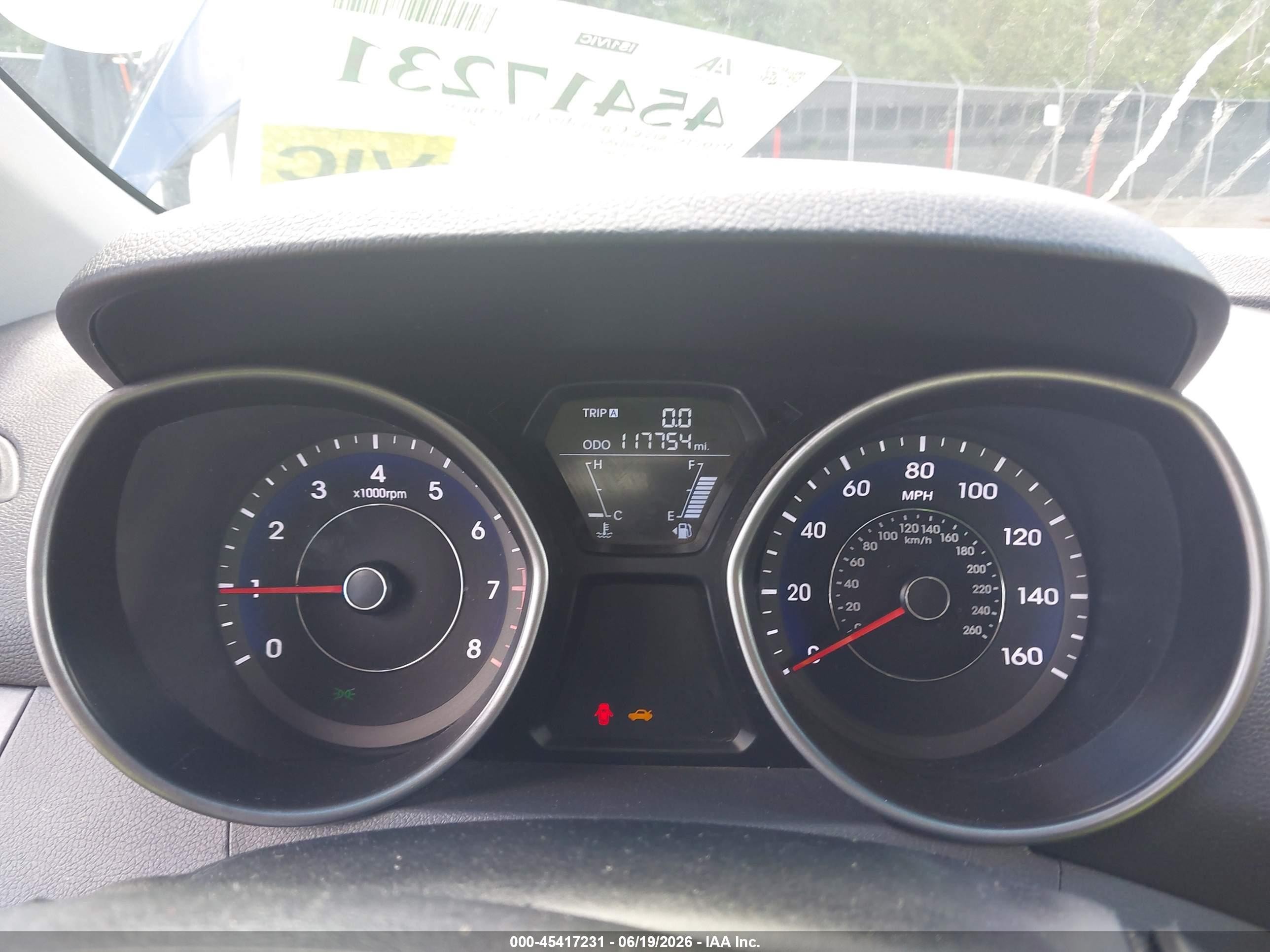 2012 Hyundai Elantra Gls Фиолетовый vin: 5NPDH4AEXCH100755