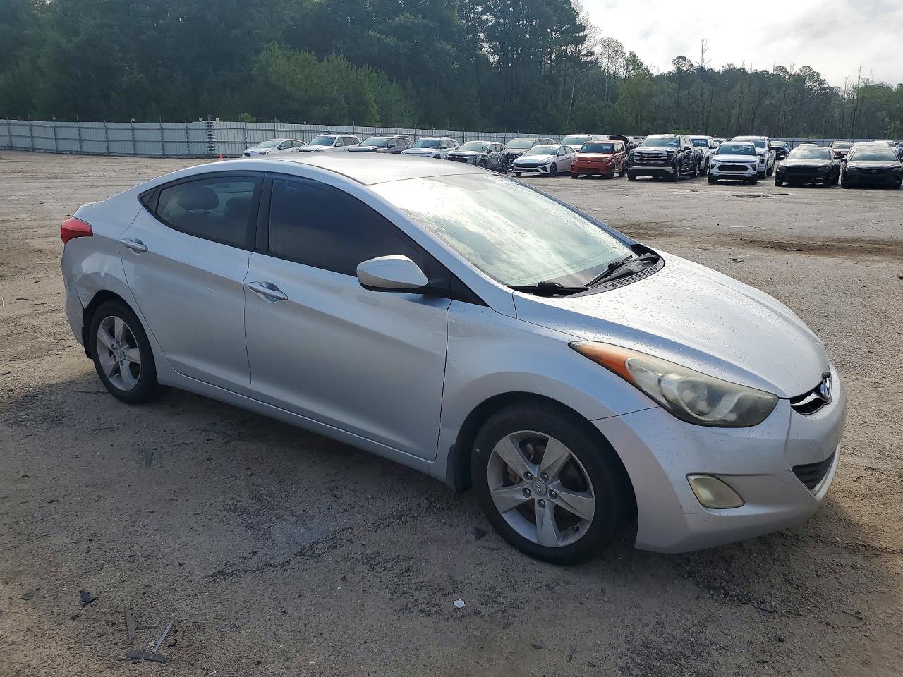 2012 Hyundai Elantra Silver vin: 5NPDH4AEXCH114462