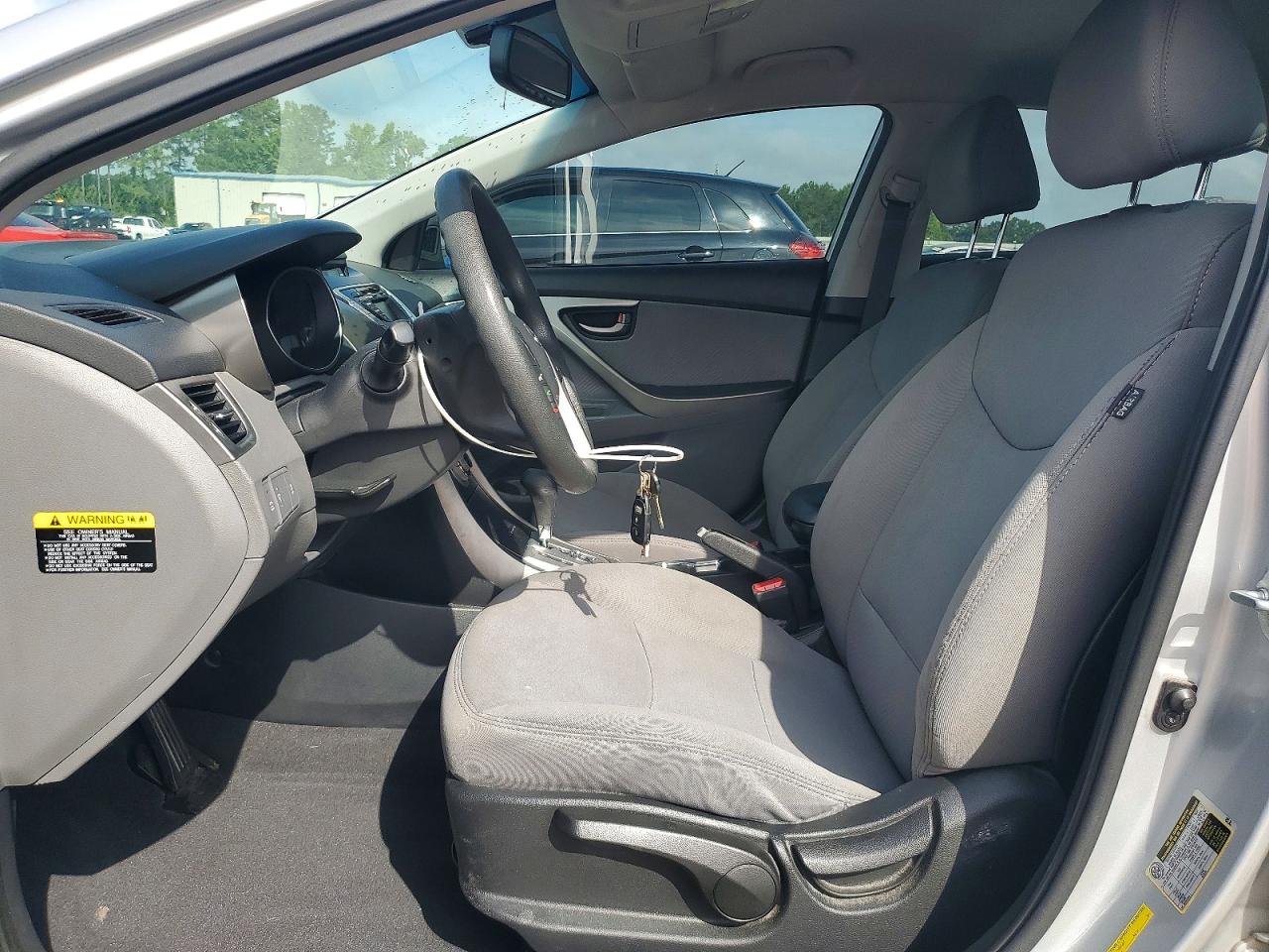 2012 Hyundai Elantra Silver vin: 5NPDH4AEXCH114462