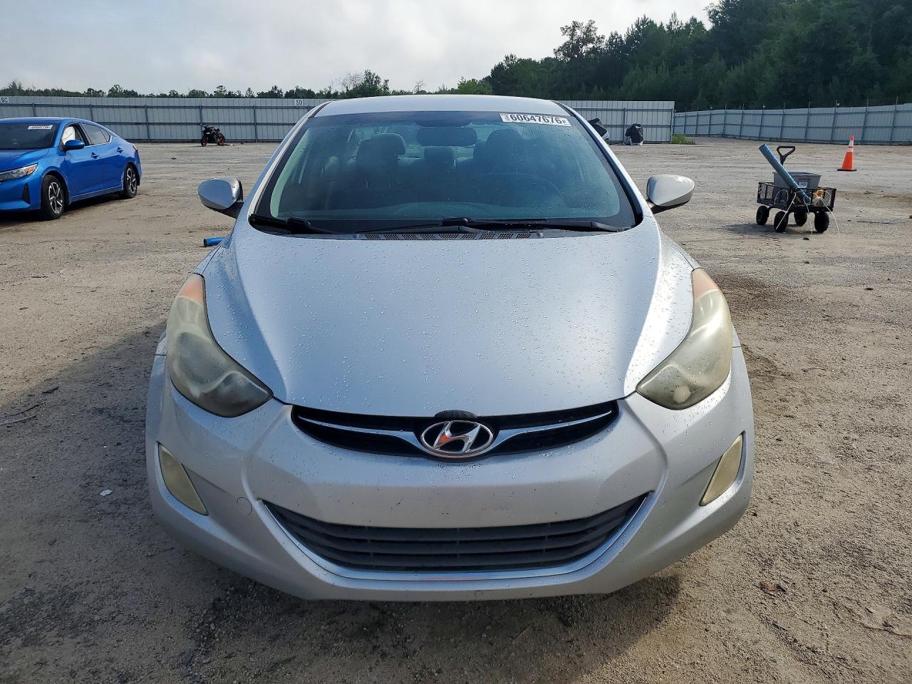 2012 Hyundai Elantra Silver vin: 5NPDH4AEXCH114462