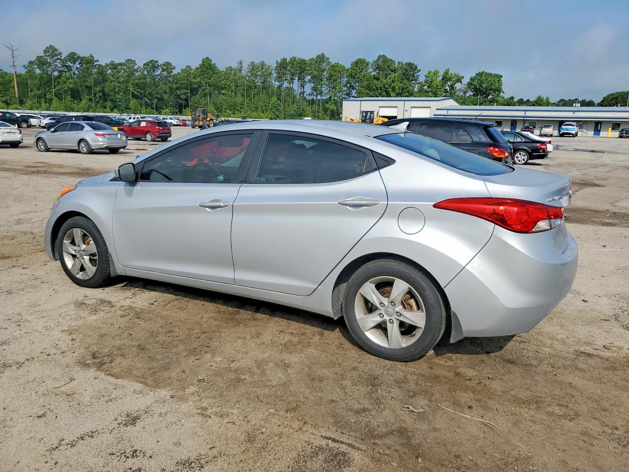 2012 Hyundai Elantra Silver vin: 5NPDH4AEXCH114462