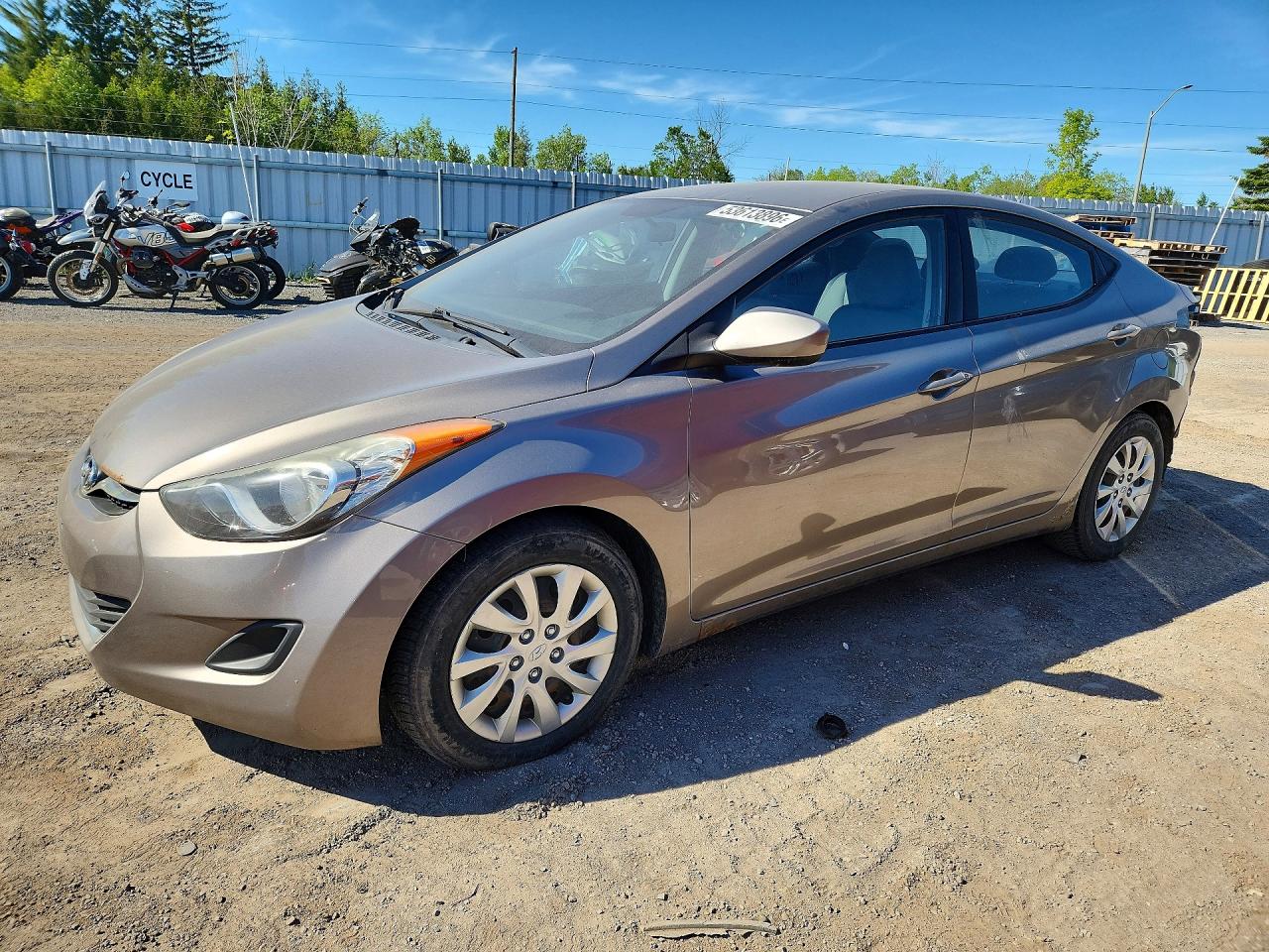 2012 Hyundai Elantra Gls Серый vin: 5NPDH4AEXCH117653