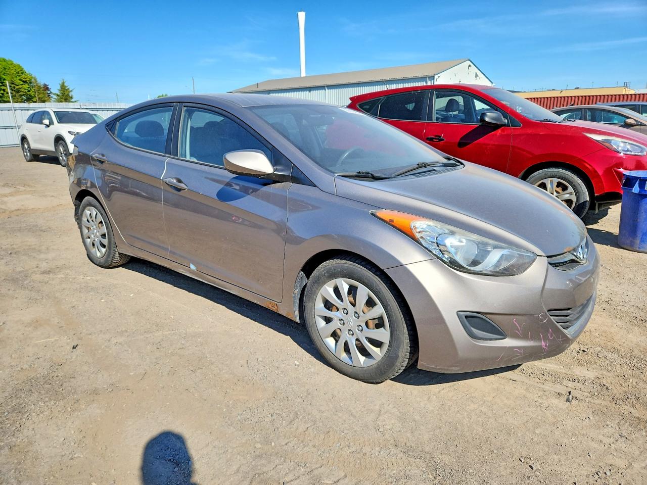 2012 Hyundai Elantra Gls Серый vin: 5NPDH4AEXCH117653