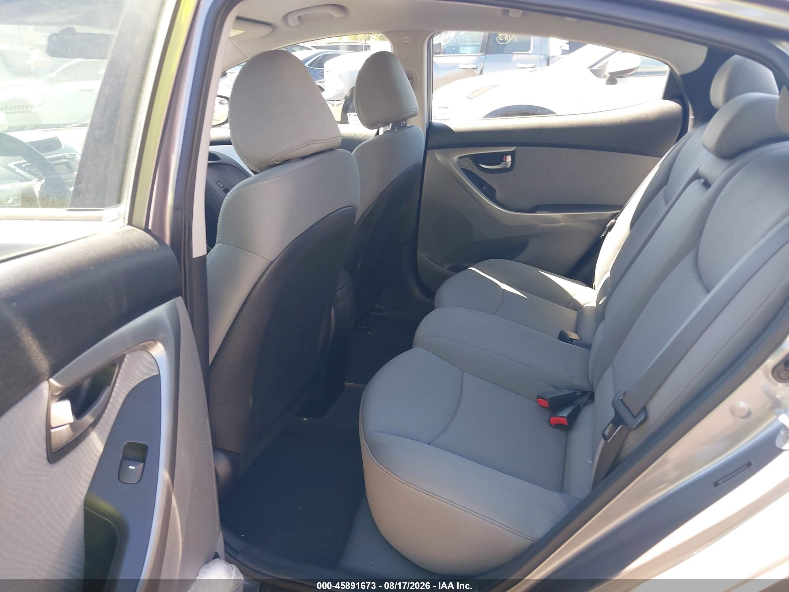 2012 Hyundai Elantra Gls Gray vin: 5NPDH4AEXCH124425