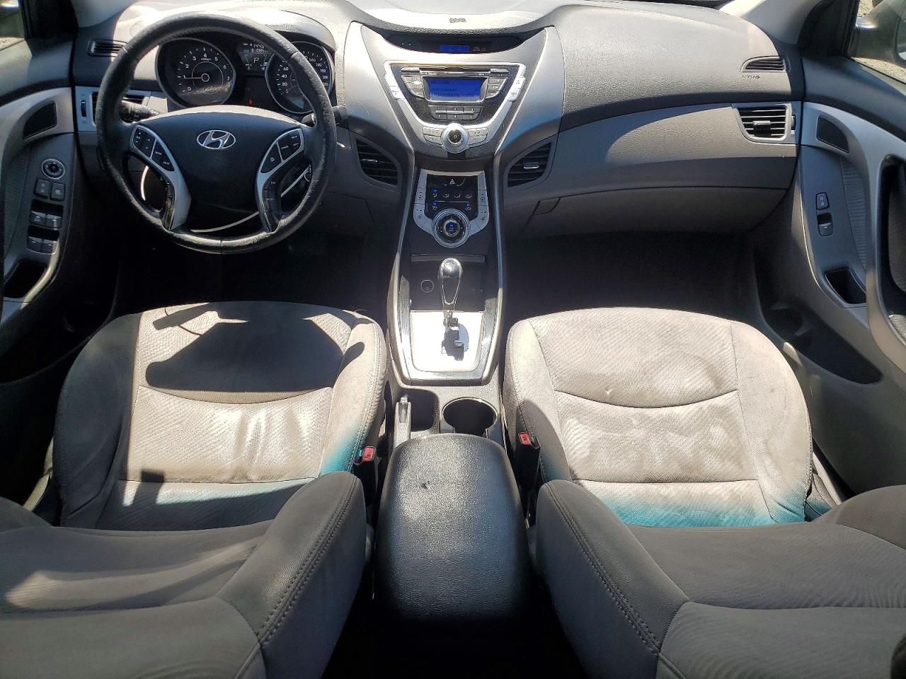 2012 Hyundai Elantra Gls Silver vin: 5NPDH4AEXCH138633